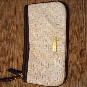 Steve Madden White and Gold Wallet